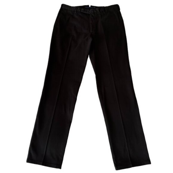 Incotex 1951 High Comfort Black Trousers, EU 50 US 34 - Picture 1 of 3
